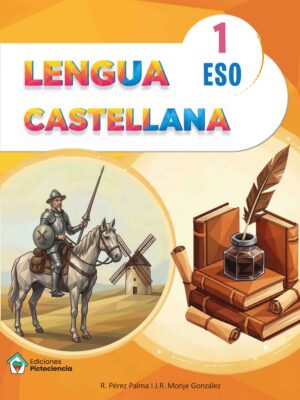 Portada del libro de Lengua Castellana y Literatura adaptado para 1º de ESO con pictogramas - Pictociencia