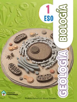 Portada del libro de biología y geología adaptado para primero de la ESO con pictogramas - Pictociencia